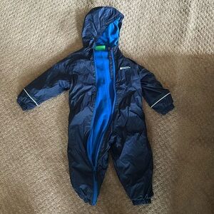 18 month all in one waterproof ski snowsuit